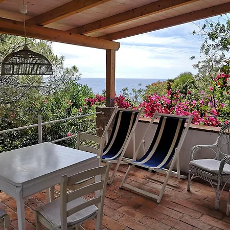 Iris - Beautiful Terrace And Garden Overlooking The Sea Willa Seccheto
